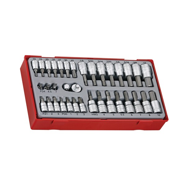 TTBS35 - 35 Piece 1/4"-3/8" Drive Socket Set